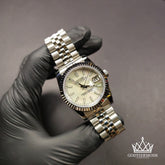 Datejust Silver Baton Index Mother Of Pearl - GodTierMods